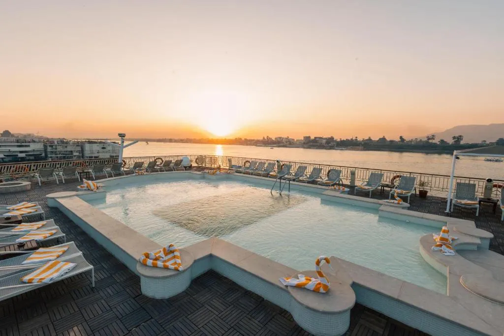 Sun deck of the Orient Tower Prestige Nile Cruise Nile cruise
